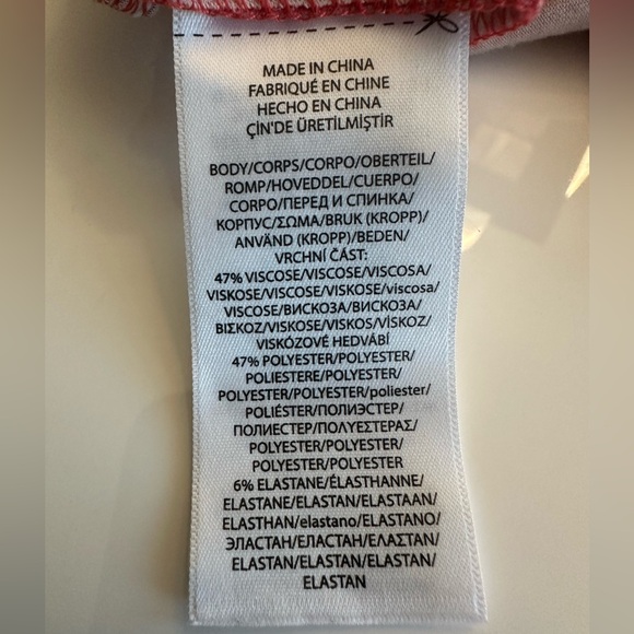 Polo Ralph Lauren sailboat dress with twisted keyhole back. Size M (8-10), red. - Picture 6 of 7